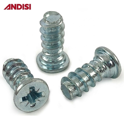 11mm/13mm 진크 접착형 평면 머리 목재 카운터 수몰 포지 드라이브 확인 가구 유로 스크루