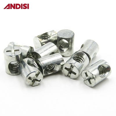 길이 11-20mm M6 M8 크로스 헤드 필립스 드라이브 바럴 견과류 목재 관절 연결