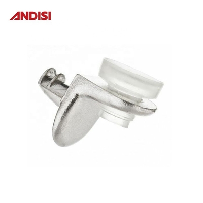 디아 5mm 진크 합금 PVC 유리 선반 지원 브래킷