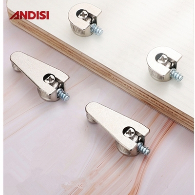 금속 합금 가구 연결 볼트 캠 플라스틱 선반 연결기 목재 패널 20mm