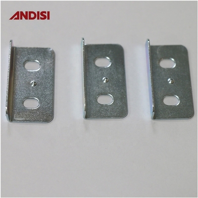 L 가구 스틸 평면각 브래킷 커넥터 0.8mm 두께와 32x17x8.23mm 크기