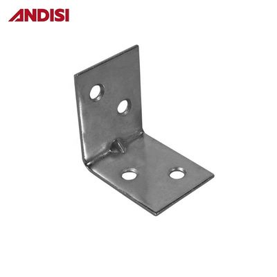 현대 디자인 진크 접착 스틸 가구 관절 지원을위한 L 모양의 선반 브래킷