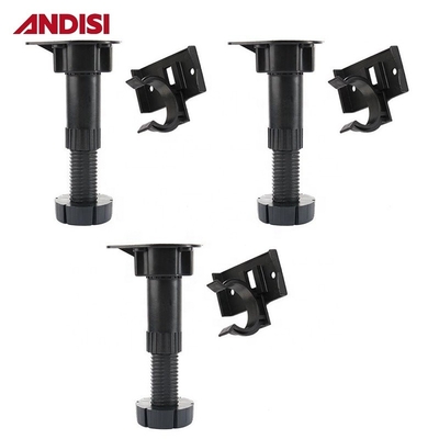 PP/ABS 재료 부엌 기단 기단 가구 높이 3 100-170mm 조절 클립