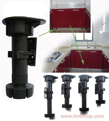 PP/ABS 재료 부엌 기단 기단 가구 높이 3 100-170mm 조절 클립