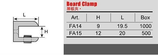 가구 유리/보드 셰프 홀더 클립 클램프 메일 포장 지원 셰프