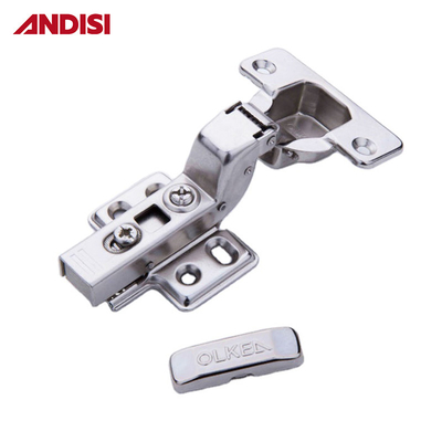 26mm 컵 미니 클립-온 부드러운 닫기 문 힌지 반 덮개 문 14-24mm 두께