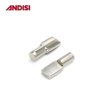가구 하드웨어 5mm/7mm 진크 접착 스틸 선반 홀더 스터드 브래킷 8mm 길이 핀