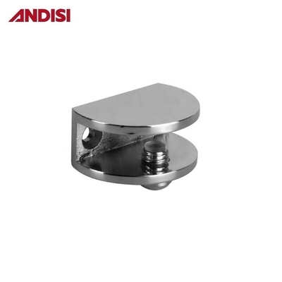 주방 가구 하드웨어 벽 장착 유리 선반 지원 브래킷 클램프 클립 12.5 * 48mm