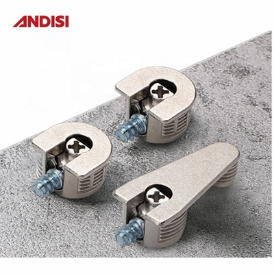 20mm 스레드 캐비닛 캠 잠금 커넥터 진크 합금 및 철강 가구 라픽스 커넥터