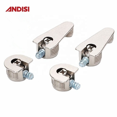 20mm 스레드 캐비닛 캠 잠금 커넥터 진크 합금 및 철강 가구 라픽스 커넥터