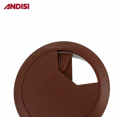 홈 오피스 가구 플라스틱 컴퓨터 케이블 출구 와이어 데스크 케이블 커버 크로메트 13mm/18mm 높이