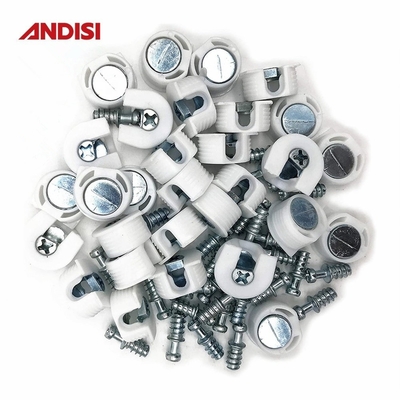 20mm Cam Diameter 보드와 보드 연결을 위한 화이트 브라운 플라스틱 커넥터 하우스