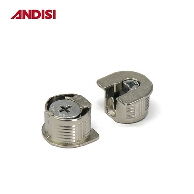 진크 합금 20mm 스레드 캄 잠금 미니 고정 셸프 지원 홀더 가구 커넥터