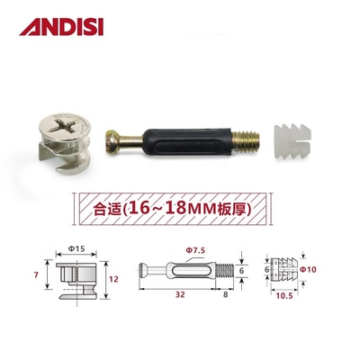 40mm/32mm 현대 디자인 스타일 가구 남성 스레드 나사 연결 캠 잠금 볼트